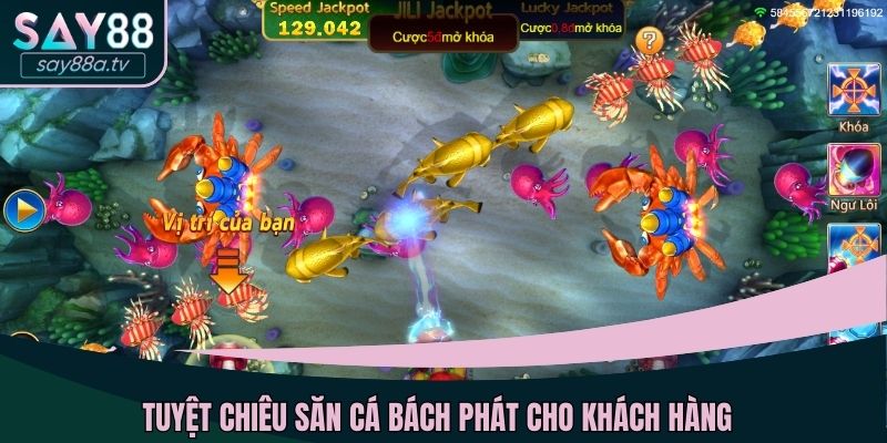 Tuyệt chiêu săn cá bách phát cho khách hàng 