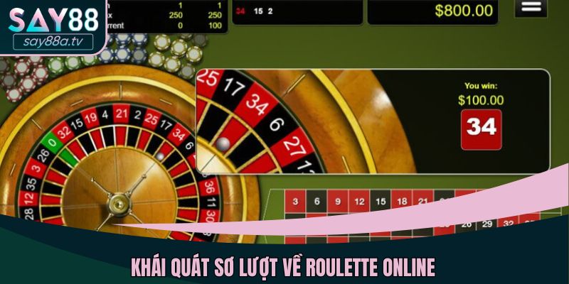 Khái quát sơ lượt về roulette online