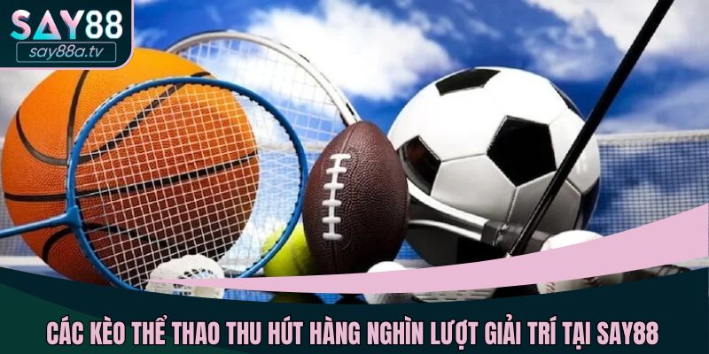 Các kèo thể thao thu hút hàng nghìn lượt giải trí tại SAY88